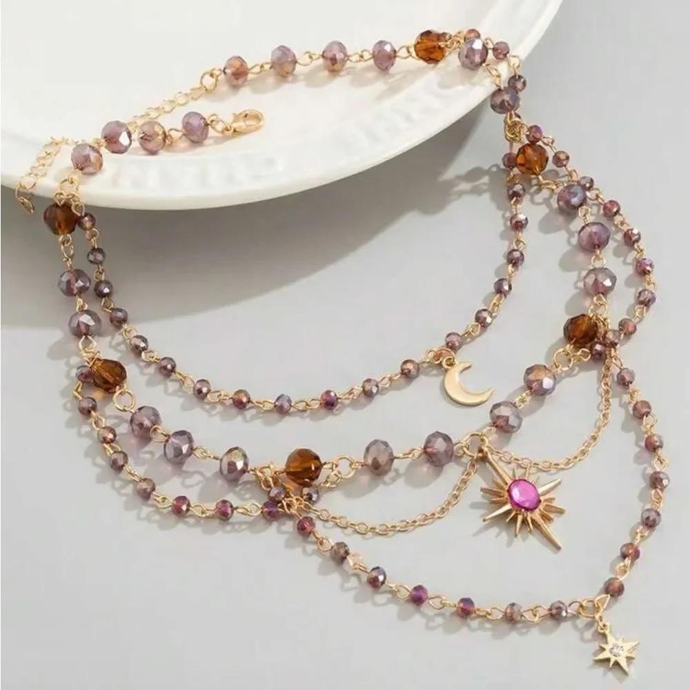 Boho Layered Necklace M1386